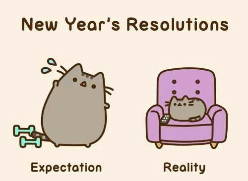 Do new year resolutions. Pusheen New year. New years Resolutions рисунок. New year expectations. Кот Пушин комиксы на русском языке.